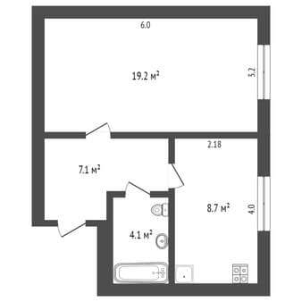 Объявление о продаже однокомнатной квартиры, 39.6 м², этаж 5 из 5. Фото 9