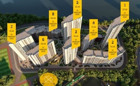 Продажа трехкомнатной квартиры, 98.48 м², 10 мин. до метро пешком, этаж 14 из 16. Фото 2
