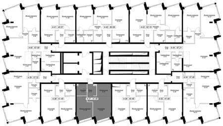 Продажа однокомнатной квартиры, 43.18 м², 19 мин. до метро пешком, этаж 7 из 9. Фото 9