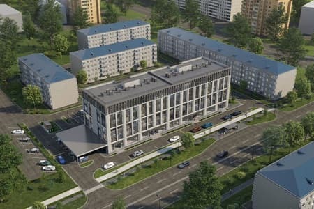 Купить однокомнатную квартиру, 56.5 м², этаж 3 из 7. Фото 1