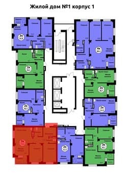 Купить трехкомнатную квартиру, 72.3 м², этаж 14 из 21. Фото 8