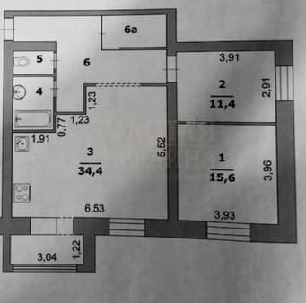 Купить трехкомнатную квартиру, 85.2 м², этаж 3 из 14. Фото 8