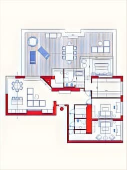Продам трехкомнатную квартиру, 208 м², этаж 22 из 22. Фото 4