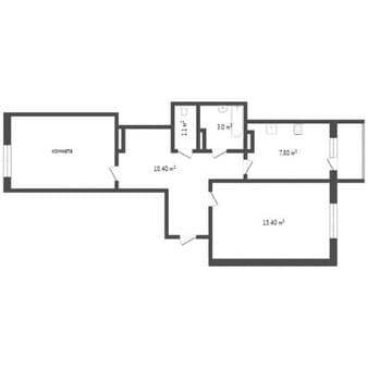 Продажа двухкомнатной квартиры, 54.2 м², этаж 2 из 9. Фото 4