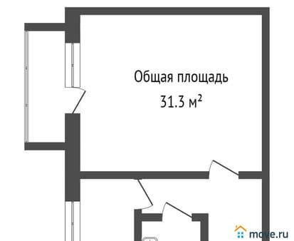 Продажа однокомнатной квартиры, 30.9 м², этаж 2 из 5. Фото 6