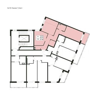 Продам двухкомнатную квартиру, 67.9 м², этаж 2 из 5. Фото 4
