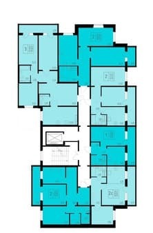 Купить трехкомнатную квартиру, 82.9 м², этаж 2 из 10. Фото 3