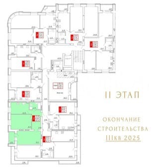 Объявление о продаже двухкомнатной квартиры, 69.7 м², этаж 3 из 9. Фото 5