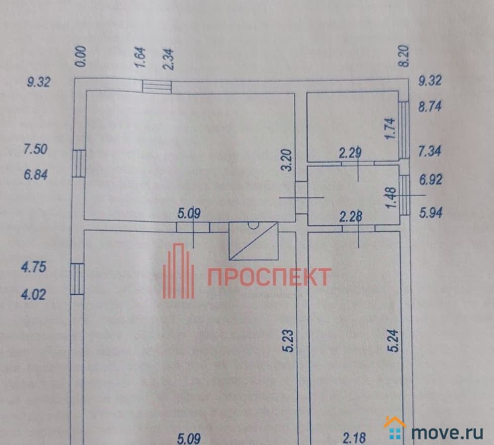 дом, 61.6 м², 12.3 сотки